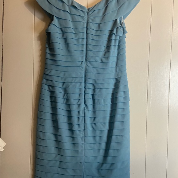 André Oliver ruffled tiered bodycon sleeveless Dress ladies 12 - Picture 4 of 7